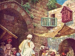 Wise men enquiring of the birth of the King of the Jews