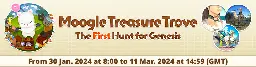 Moogle Treasure Trove ─ The First Hunt for Genesis Commences 30 January! | FINAL FANTASY XIV, The Lodestone