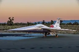 NASA fires up engines on is supersonic X-59 aircraft