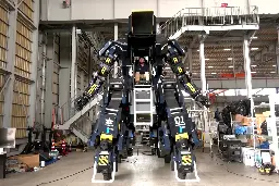 Japan startup unveils 15-foot robot suit for space exploration