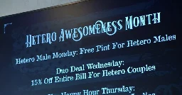 Idaho bar celebrates 'Heterosexual Awesomeness Month' in response to Pride Month