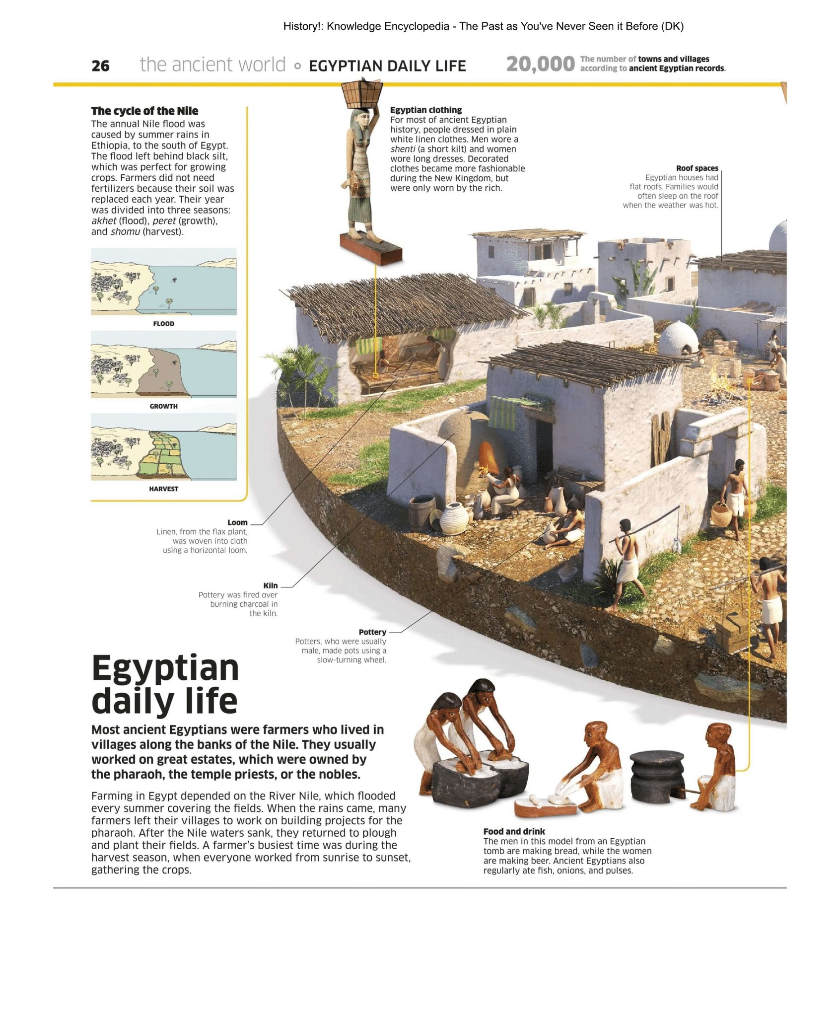 Ancient Egyptian farm life