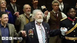 Sir Ian McKellen: Actor falls off stage during London performance