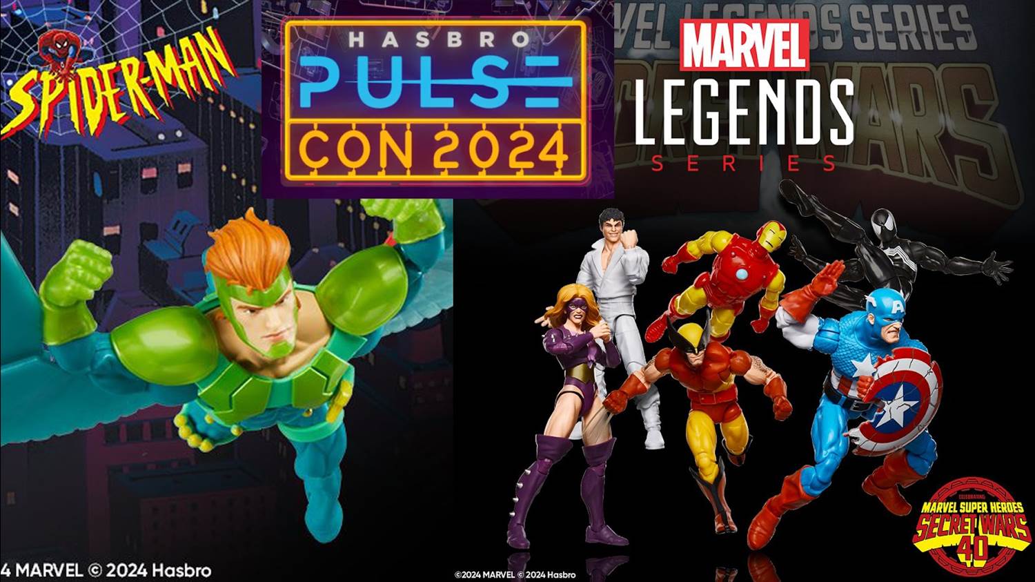 New Marvel Legends "Secret Wars" and Spider-Man Action Figures Revealed During Hasbro Pulse Con 2024 - LaughingPlace.com