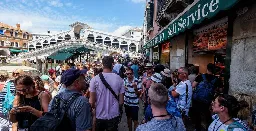 Venice will charge tourists who don’t spend the night in the city a €5 entry fee