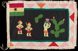 Example of an Asafo (warrior) flag of the Fante people