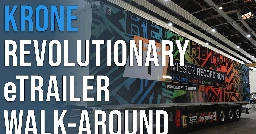 SCS On The Road: KRONE Revolutionary eTrailer Walk-Around and Interview