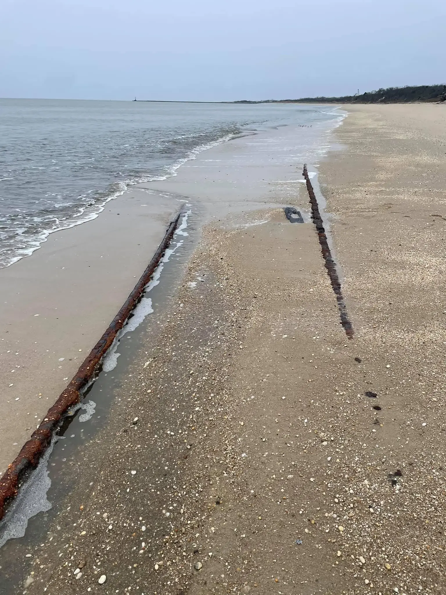 Ghost tracks in Cape May, NJ