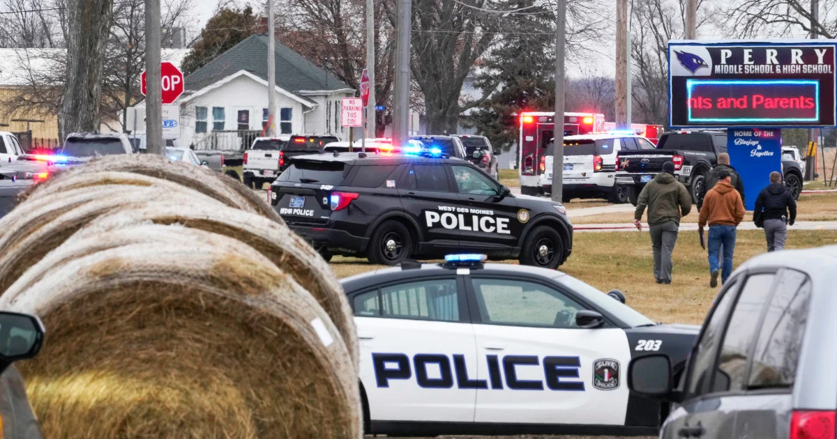 Multiple people shot at Iowa high school on the first day after winter break, officials say