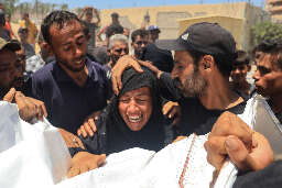 Survivors Describe Horror as Israel Massacres 90 Palestinians in “Safe Zone”