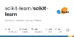 GitHub - scikit-learn/scikit-learn: scikit-learn: machine learning in Python