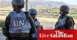 Middle East crisis live: UN says peacekeepers in Lebanon ‘increasingly in jeopardy’ after being fired at by IDF