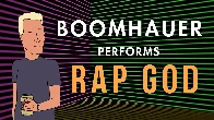 Boomhauer performs Rap God