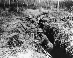 African-American 369th "Harlem Hellfighters" Infantry Regiment in WW1