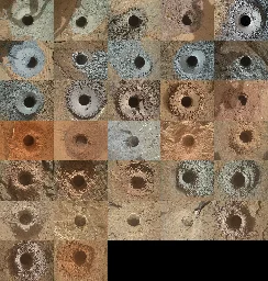 Curiosity's 32 Drill Holes – NASA Mars Exploration