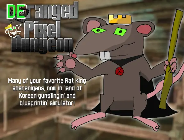 The image shows the mod's logo banner and one of main attractions, Rat King class splash art.
