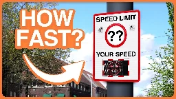 What is the "Correct" Speed Limit? (Not Just Bikes)