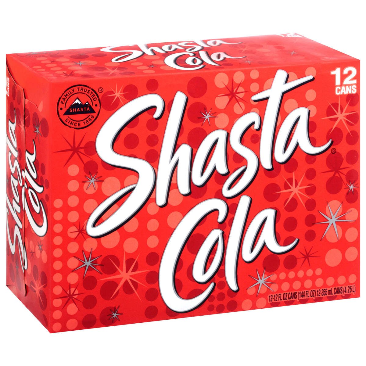 A crate of Shasta Cola