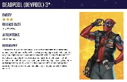 New Character - Deadpool (Devpool) 3*