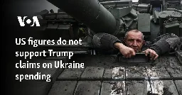 US figures do not support Trump claims on Ukraine spending