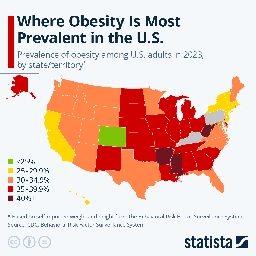 Infographic: Where Obesity Is Most Prevalent in the U.S.