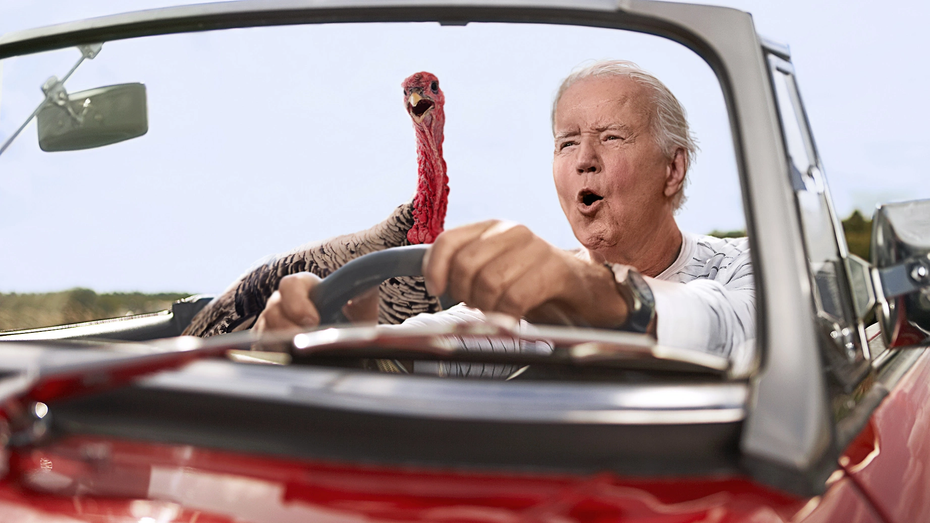 ‘You’re The Bonnie To My Clyde,’ Says Biden Running Off With Pardoned Turkey