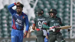 52nd Match, Super Eights, Group 1 (N), Kingstown, June 24, 2024, ICC Men's T20 World Cup (Soumya Sarkar 10*, Litton Das 24*, Mohammad Nabi 0/3, AFG vs BAN live score, 52nd Match, Super Eights, Group 1, Arnos Vale Ground, Kingstown, St Vincent, June 24, 2024