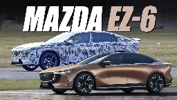 Europe's Mazda EZ-6 Sedan Spied Ahead Of Imminent Debut | Carscoops