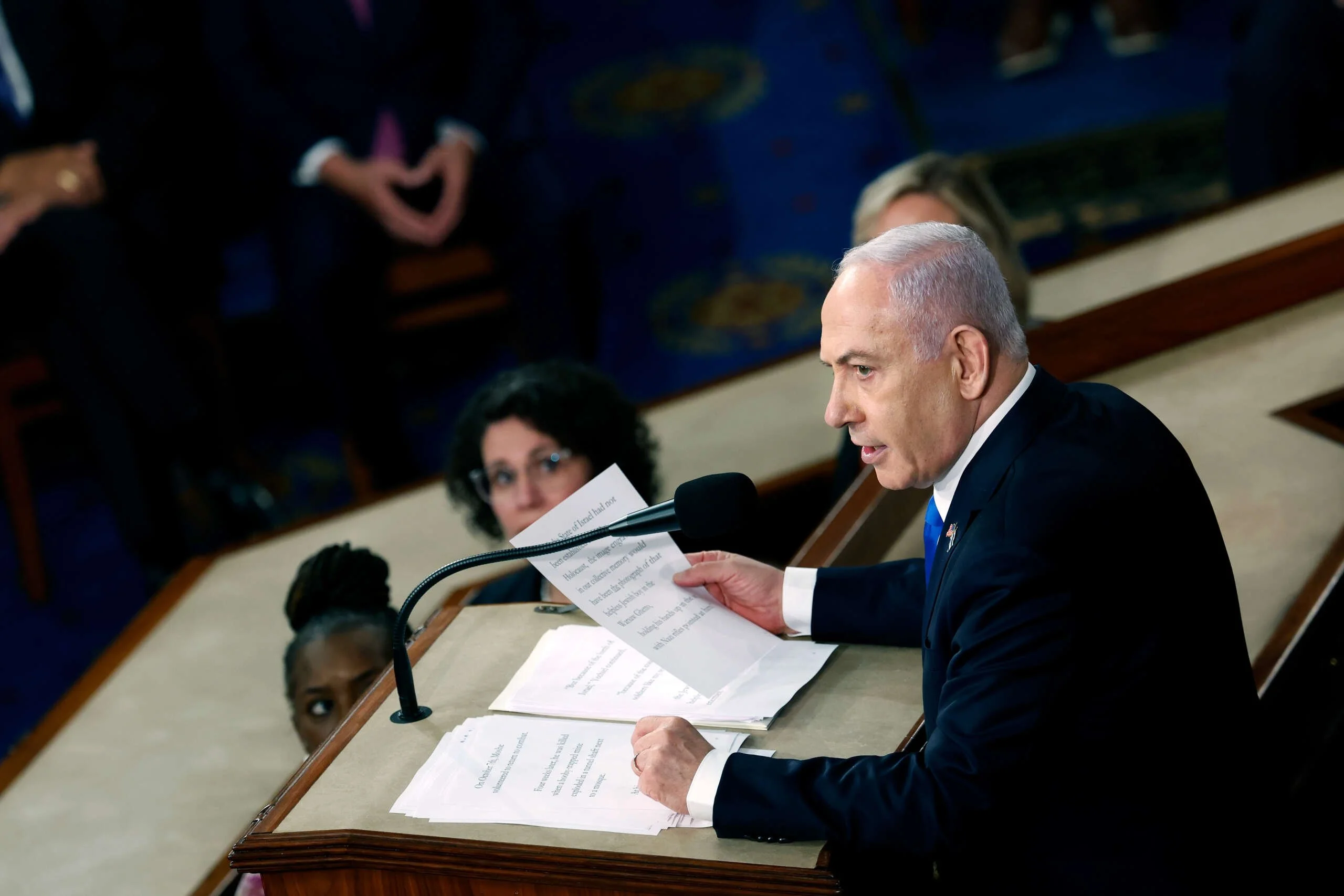 In US, Netanyahu Spoke of “Democracy” But Offers Indefinite Apartheid