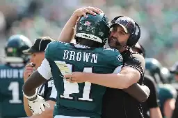 Eagles squeak past the lowly Browns, 20-16, as A.J. Brown and DeVonta Smith return with TD catches