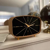 Midcentury-modern mantel clock