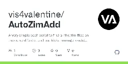 GitHub - vis4valentine/AutoZimAdd: A very simple bash script to find all the zim files on the current folder, and use kiwix-manage to add them to your current Kiwix XML library.