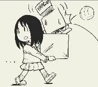 Osaka drawing with pen (by rat power) [Azumanga]