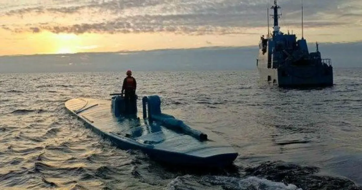 Officers looking for missing fishermen instead find "narco sub" loaded with 4 tons of cocaine