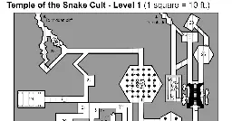 Dungeon23: Temple of the Snake Cult - Level 1