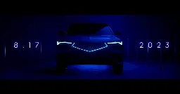 Acura teases its first electric SUV, the 2024 ZDX, ahead of Monterey debut