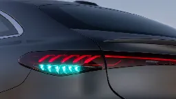 Mercedes adds a new car light color: Blue for self-driving | CNN Business
