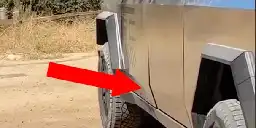 The stainless steel body of Tesla's Cybertruck is reportedly leading to issues with gaps in between the panels