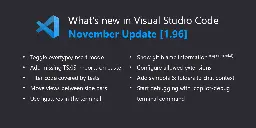 Visual Studio Code November 2024