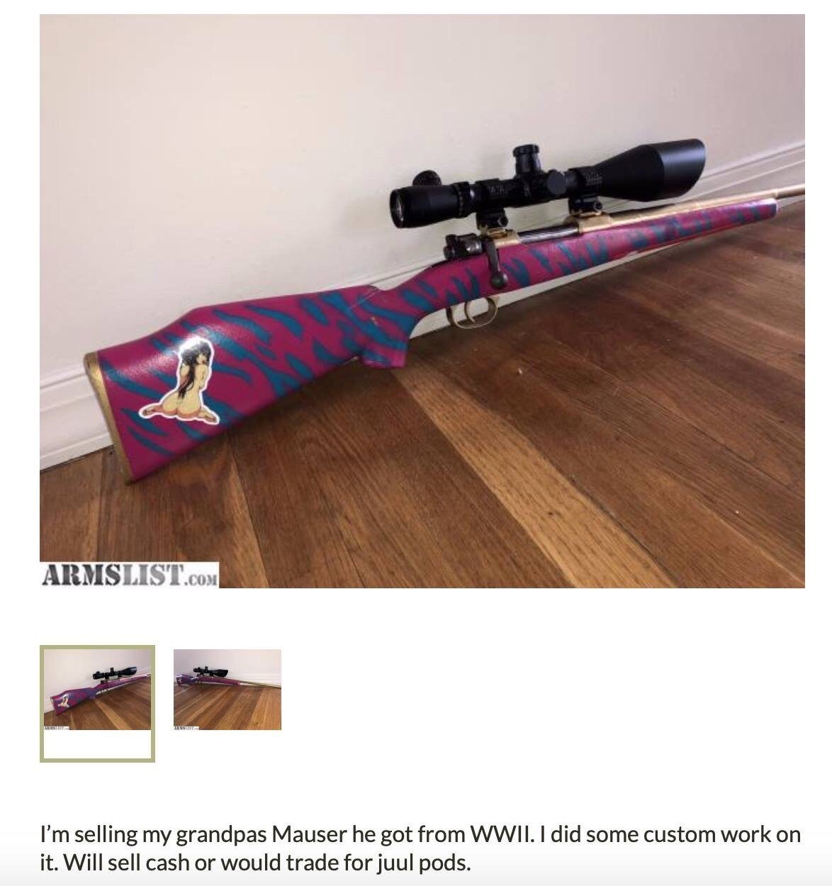 Just a normal day on Armslist.