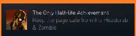 They added a single achievement for Half Life!