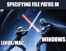 Specifying file paths