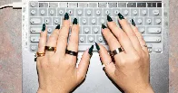 The Tippy Type makes typing with long nails less tedious