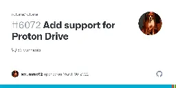 Add support for Proton Drive · Issue #6072 · rclone/rclone