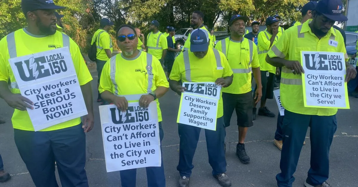 Durham Public Works Employees “Illegally” Strike for 1st Time