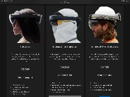 HoloLense pricing starts at the same price as Vision Pro interestingly