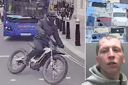 Watch: E-bike mugger caught by police after stealing phones from 24 people in one day