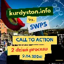 Call to action - drugi dzień procesu Kurdystan.info vs. SWPS