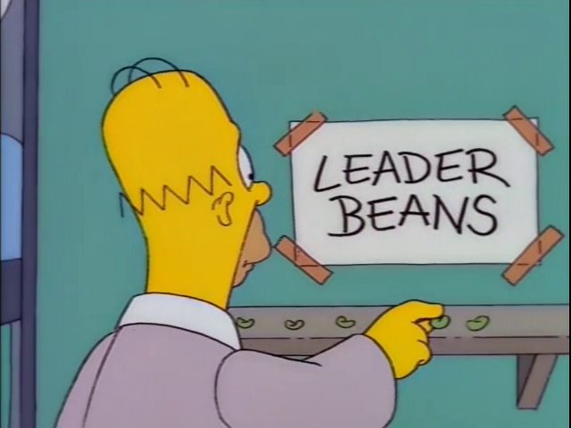 Homer was into beans before they were cool