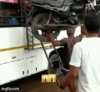 How to lift a motorcycle